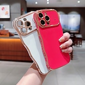 abordables Carcasas iPhone-teléfono Funda Para iPhone 16 Pro Max Plus iPhone 15 Pro Max Plus iPhone 14 13 12 11 Pro Max Plus iPhone 14 Pro Max iPhone 13 12 11 Pro Max Funda Trasera Antigolpes Retro Enchapado