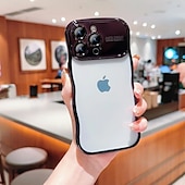 お買い得  iPhone用ケース-電話 ケース 用途 iPhone 16 Pro Max プラス iPhone 15 プロマックスプラス iPhone 14 13 12 11 Pro Max Plus Mini iPhone 14 Pro Max iPhone 13 12 11 Pro Max バックカバー 耐衝撃 レトロ風 仕上げ