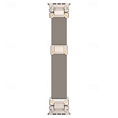 olcso Apple óraszíjak-Solo Loop Kompatibilis valamivel Apple Watch óraszíj 42mm 44mm 45mm 49mm Fém kapocs Állítható Rozsdamentes acél Csere óraszíj mert iwatch Ultra 2 Series 9 8 7 SE 6 5 4 3 2 1