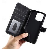 cheap iPhone Cases-Phone Case For iPhone 16 Pro Max Plus iPhone 15 Pro Max Plus iPhone 14 13 12 11 Pro Max Plus Mini iPhone 14 Pro Max iPhone 13 12 11 Pro Max Flip Cover with Stand Holder Magnetic with Wrist Strap Retro