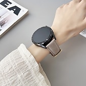 olcso Samsung óraszíjak-Óraszíj mert Samsung Galaxy Watch 3 45mm, Galaxy Wacth 46mm, Gear S3 Classic / Frontier, Gear 2 Neo Live Műbőr Csere Szíj Állítható Solo Loop Karszalag