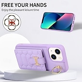 お買い得  iPhone用ケース-電話 ケース 用途 iPhone 16 Pro Max プラス iPhone 15 プロマックスプラス iPhone 14 13 12 11 Pro Max Plus iPhone 14 Pro Max iPhone 13 12 11 Pro Max ウォレットカードケース スタンド付き リストストラップ付き カード挿入口 レトロ風 TPU PUレザー