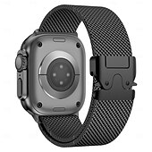 cheap Apple Watch Bands-Sport Band Milanese Loop Compatible with Apple Watch band 38mm 40mm 41mm 42mm 44mm 45mm 49mm Metal Clasp Stainless Steel Strap Replacement Wristband for iwatch Ultra 2 Series 9 8 7 SE 6 5 4 3 2 1