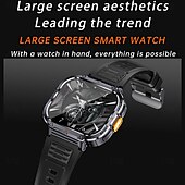 abordables Pulseras inteligentes-696 NX23 Reloj inteligente 2 pulgada Pulsera inteligente Bluetooth Podómetro Recordatorio de Llamadas Seguimiento del Sueño Compatible con Android iOS Mujer Hombre Llamadas con Manos Libres