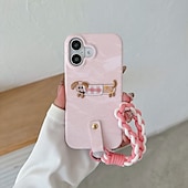 economico Cover per iPhone-telefono Custodia Per iPhone 16 Pro Max Plus iPhone16 iPhone 16 Pro iPhone 15 Pro Max Plus iPhone 15 iPhone 14 Pro Max iPhone 13 12 11 Pro Max Per retro con cinturino da polso Resistente agli urti
