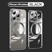 お買い得  iPhone用ケース-電話 ケース 用途 iPhone 16 Pro Max プラス iPhone 15 プロマックスプラス iPhone 14 13 12 11 Pro Max Plus iPhone 14 Pro Max iPhone 13 12 11 Pro Max バックカバー 磁石バックル ワイヤレス充電をサポート 耐衝撃 レトロ風 TPU 仕上げ