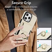 baratos Capas para iPhone-telefone Capinha Para iPhone 16 Pro Max Plus iPhone 15 Pro Max Plus iPhone 14 13 12 11 Pro Max Plus Mini iPhone 14 Pro Max iPhone 13 12 11 Pro Max Capa traseira Com Suporte Suporte para Alianças Slot