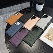 Недорогие Чехлы для Samsung-телефон Кейс для Назначение S24 S24 Ultra Plus S23 Ultra Plus S23 S22 S22 Плюс Ультра S25 Ультра Кейс на заднюю панель со стендом Магнитный Поддержка беспроводной зарядки Ретро ТПУ ПК Кожа PU