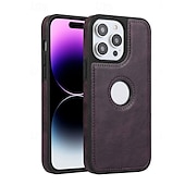 お買い得  iPhone用ケース-電話 ケース 用途 iPhone 16 Pro Max プラス iPhone 15 プロマックスプラス iPhone 14 13 12 11 Pro Max Plus iPhone 14 Pro Max iPhone 13 12 11 Pro Max バックカバー 耐衝撃 レトロ風 TPU PUレザー