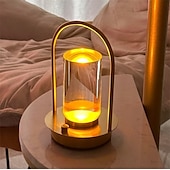 economico Lampade da tavolo-lampada da tavolo ricaricabile usb senza fili dimmerabile tricolore lanterna da comodino luce notturna da tavolo luce d&#039;atmosfera touch per casa hotel campeggio luce tavolo da pranzo illuminazione 1