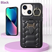 お買い得  iPhone用ケース-電話 ケース 用途 iPhone 16 Pro Max プラス iPhone 15 プロマックスプラス iPhone 14 13 12 11 Pro Max Plus iPhone 14 Pro Max iPhone 13 12 11 Pro Max ウォレットカードケース スタンド付き リストストラップ付き カード挿入口 レトロ風 TPU PUレザー