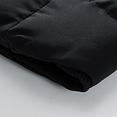 halpa Gilets-Miesten Puffer Vest Pehmustettu Liivi Gilet Tikattu liivi Päivittäin Deitti Loma Muoti Vapaa-aika Syystalvi Tasku Polyesteri Pidä lämpimänä Mukava Tavallinen Vetoketju Hupullinen Normaali Musta