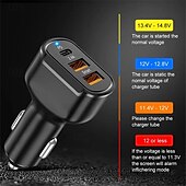 billige Billader-usb c billader pd billader adapter 3 porter mini usb billader 30w hurtiglader biladapter
