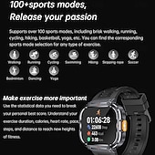 abordables Pulseras inteligentes-696 NX23 Reloj inteligente 2 pulgada Pulsera inteligente Bluetooth Podómetro Recordatorio de Llamadas Seguimiento del Sueño Compatible con Android iOS Mujer Hombre Llamadas con Manos Libres