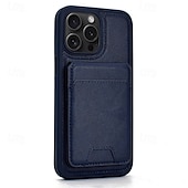 お買い得  iPhone用ケース-電話 ケース 用途 iPhone 16 Pro Max プラス iPhone 15 プロマックスプラス iPhone15 iPhone 14 Pro Max iPhone 13 12 Pro Max iPhone 12 Pro Max iPhone 11 Pro Max バックカバー スタンド付き 磁石バックル ワイヤレス充電をサポート レトロ風 TPU PUレザー