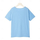 cheap Cotton Linen T-shirts-Men&#039;s T Shirt Moisture Wicking Shirts Short Sleeve V Neck Plain Sports Basic Casual Casual Navy Denim Blue Black Top Tee for Men