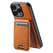 お買い得  iPhone用ケース-電話 ケース 用途 iPhone 16 Pro Max プラス iPhone 15 プロマックスプラス iPhone 14 13 12 Pro Max Plus iPhone 14 Pro Max iPhone 13 12 Pro Max バックカバー スタンド付き 取り外し可 磁石バックル レトロ風 TPU PC PUレザー