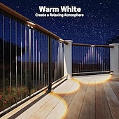 Недорогие Уличные светильники-2/4 шт., солнечный светильник для ограждения, rgb, меняющий цвет, уличный солнечный настенный светильник, садовый декор, ступенчатый светильник, IP65, водонепроницаемый светильник для дорожки,