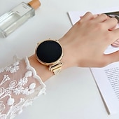 זול להקות שעונים של סמסונג-צפו בנד ל Samsung Galaxy Watch 7/6/5/4 40/44mm, Galaxy Watch 5 Pro 45mm, Galaxy Watch 6/4 Classic 42/46/43/47mm, Watch 3, Active 2, Gear S3 S2 סגסוגת תַחֲלִיף רצועה נשים נצנוץ בלינג יהלום סולו לופ