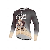 voordelige Heren shirts-heren fietsshirt lange mouw fietsshirt met 3 achterzakken antislipband snel drogende reflecterende strepen achterzak blauwe sportkleding