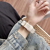 Недорогие Ремешки для часов Apple-Solo Loop Совместим с Ремешок для часов Apple Watch 38мм 40мм 41мм 42мм 44мм 45мм 49мм Очаровательный Регулируется Дышащий Нейлон Сменный ремешок для часов для iwatch Ultra 2 Series 9 8 7 SE 6 5 4 3