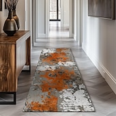 abordables Alfombras de cocina y esteras-Alfombra de pasillo peluda estilo bohemio vintage, suave, antideslizante, lavable, para entrada, cocina, baño y dormitorio