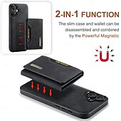 abordables Coques iPhone-téléphone Coque Pour iPhone 16 Pro Max Plus iPhone 15 Pro Max Plus iPhone 14 13 12 11 Pro Max Plus iPhone 14 Pro Max iPhone 13 12 11 Pro Max Coque Arriere Avec Support Détachable Magnétique Rétro TPU