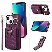 お買い得  iPhone用ケース-電話 ケース 用途 iPhone 16 Pro Max プラス iPhone 15 プロマックスプラス iPhone 14 13 12 11 Pro Max Plus iPhone 14 Pro Max iPhone 13 12 11 Pro Max ウォレットカードケース スタンド付き リストストラップ付き カード挿入口 レトロ風 TPU PUレザー