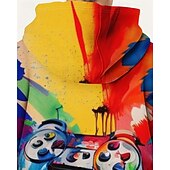 billiga Pojkens 3D Sporter &amp; Spel-Pojkar 3D Grafisk Spel Huvtröja Långärmad Vår Höst Mode Streetwear Barn 4-12 år Huva Utomhus Ledigt Dagligen Normal