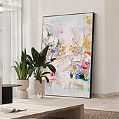 cheap Abstract Paintings-Mintura Handmade Abstract Texture Oil Paintings On Canvas Wall Art Decoration Modern Picture For Home Decor Rolled Frameless Unstretched Painting