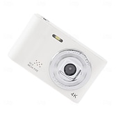 cheap Digital Camera-4K Digital Camera Point and Shoot Photography Travel Selfie Camara 2.4inch Screen Entry-Level Gift Compact Digicam Selfie Mini Retro Cam