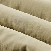 levne Pánská péřová vesta-Pánské Fleecová vesta Venkovní vesta Rybářská vesta Denní Rande Dovolená Módní Na běžné nošení Podzim zima Kapsy Polyester Zahřívací Pohodlné Pevná barva Zip Stojáček Běžný Černá Khaki Šedá Vesta