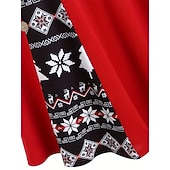 preiswerte Für Frauen-Schneeflocke Flapper Kleid Cocktailkleid Party Kleid Damen Elegant Dame Schulterfrei Erwachsene Weihnachten Neujahr Heiligabend Weihnachten Party Kleid
