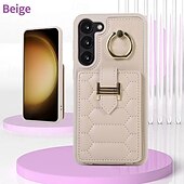 Недорогие Чехлы для Samsung-Чехол для телефона для S22 S21 S20 Plus Ultra S21 FE A54 A34 A14 A53 A12 A52 A13 5G A13 S20 FE с подставкой с ремешком на запястье ретро TPU PU кожа