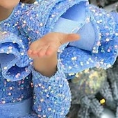 halpa Juhlamekot-Lapset Tyttöjen Juhlamekko Yhtenäinen väri Pitkähihainen Suoritus Silmukka Prinsessa Makea Silmukka Puolipohje Kotelomekko Tyllimekko Kesä Kevät Syksy lapset Viini Taivaan sininen