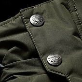 billiga Sportjacka-Herr Utomhusjacka Vinterkappa Fleece-jacka Hoodiejacka Dagligen Semester Håller värmen Vindtät Ficka Avtagbar huva Vår &amp; Höst Färgblock Mode Klassisk Huva Normal Svart Röd Kungsblå Armégrön Jacka
