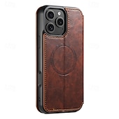 cheap iPhone Cases-Phone Case For iPhone 16 Pro Max Plus iPhone 15 Pro Max Plus iPhone 14 13 12 Pro Max Plus iPhone 14 Pro Max iPhone 13 12 Pro Max Back Cover with Stand Holder Magnetic Support Wireless Charging Retro