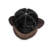 abordables Gorros-Hombre Gorra de Béisbol Mantiene abrigado Resistente al Viento Transpirable para Pesca Playa Camping / Senderismo / Espeleología Color sólido Poliéster Invierno Otoño