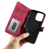 cheap iPhone Cases-Phone Case For iPhone 16 Pro Max Plus iPhone 15 Pro Max Plus iPhone 14 13 12 11 Pro Max Plus Mini iPhone 14 Pro Max iPhone 13 12 11 Pro Max Flip Cover with Stand Holder Magnetic with Wrist Strap Retro