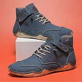 preiswerte Stiefeletten-lässige mintgrüne Stiefeletten für Herren – leichtes Schnürdesign mit bequemer Sohle für den Außenbereich und den Alltag