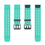 cheap Garmin Watch Bands-Watch Band for Garmin Fenix 8 47mm 51mm 7X 6 6X Pro Epix Pro Instinct 2X Approach S70 S62 S60 Forerunner 955 945 Epix Marq Descent Quatix 22mm 26mm Silicone Replacement  Strap Quick Fit Adjustable