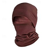 baratos Toucas para o exterior-pescoço polainas Máscara Facial Homens Capa de máscara de ciclismo Tubo para o pescoço Balaclava Térmico / Quente para Esqui Pesca Campismo / Escursão / Espeleologismo Côr Sólida Poliéster Inverno