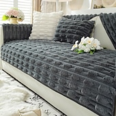 economico Coperte per divano-soffice e soffice peluche di coniglio, copridivano comodo e morbido, perfetto per aggiungere calore e comfort, elegante protezione per mobili per l&#039;arredamento del soggiorno