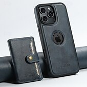 Недорогие Чехлы для iPhone-телефон Кейс для Назначение iPhone 16 Про Макс Плюс Айфон 15 Про Макс Плюс iPhone 14 13 12 Pro Max Plus iPhone 14 Pro Max iPhone 13 12 Pro Max Кейс на заднюю панель со стендом Съемный Магнитный Ретро