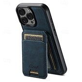 Недорогие Чехлы для iPhone-телефон Кейс для Назначение iPhone 16 Про Макс Плюс Айфон 15 Про Макс Плюс iPhone 14 13 12 Pro Max Plus iPhone 14 Pro Max iPhone 13 12 Pro Max Кейс на заднюю панель со стендом Съемный Магнитный Ретро