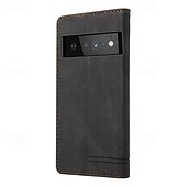 abordables Coques autres téléphones-téléphone Coque Pour Pixel 9 Pro Pixel 9 Pro XL Pixel 8 Pro Pixel 8 Pixel 9 Pixel 7 Pixel 7 Pro Pixel 6 Pixel 6 Pro Coque Arriere Avec Support Fente pour carte Antichoc Rétro TPU faux cuir