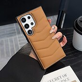 Недорогие Чехлы для Samsung-телефон Кейс для Назначение S24 S24 Ultra Plus S23 Ultra Plus S23 S22 S22 Плюс Ультра S25 Ультра Кейс на заднюю панель со стендом Магнитный Поддержка беспроводной зарядки Ретро ТПУ ПК Кожа PU