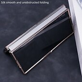 お買い得  サムスン用ケース-電話 ケース 用途 Zフォールド6 Z Fold 5 Z Fold 4 Z Fold 3 バックカバー スタンド付き 磁石バックル ワイヤレス充電をサポート レトロ風 カーボンファイバー 仕上げ