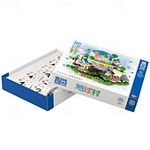 Недорогие Конструкторы-rchitecture global village micro building block set5452pcs - архитектурные модели игрушки подарки для детей и взрослых