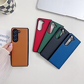 Недорогие Чехлы для Samsung-телефон Кейс для Назначение Z-сгиб 6 Z Fold 5 Z Fold 4 Z Fold 3 Кейс на заднюю панель Защита от удара Ретро ТПУ Кожа PU